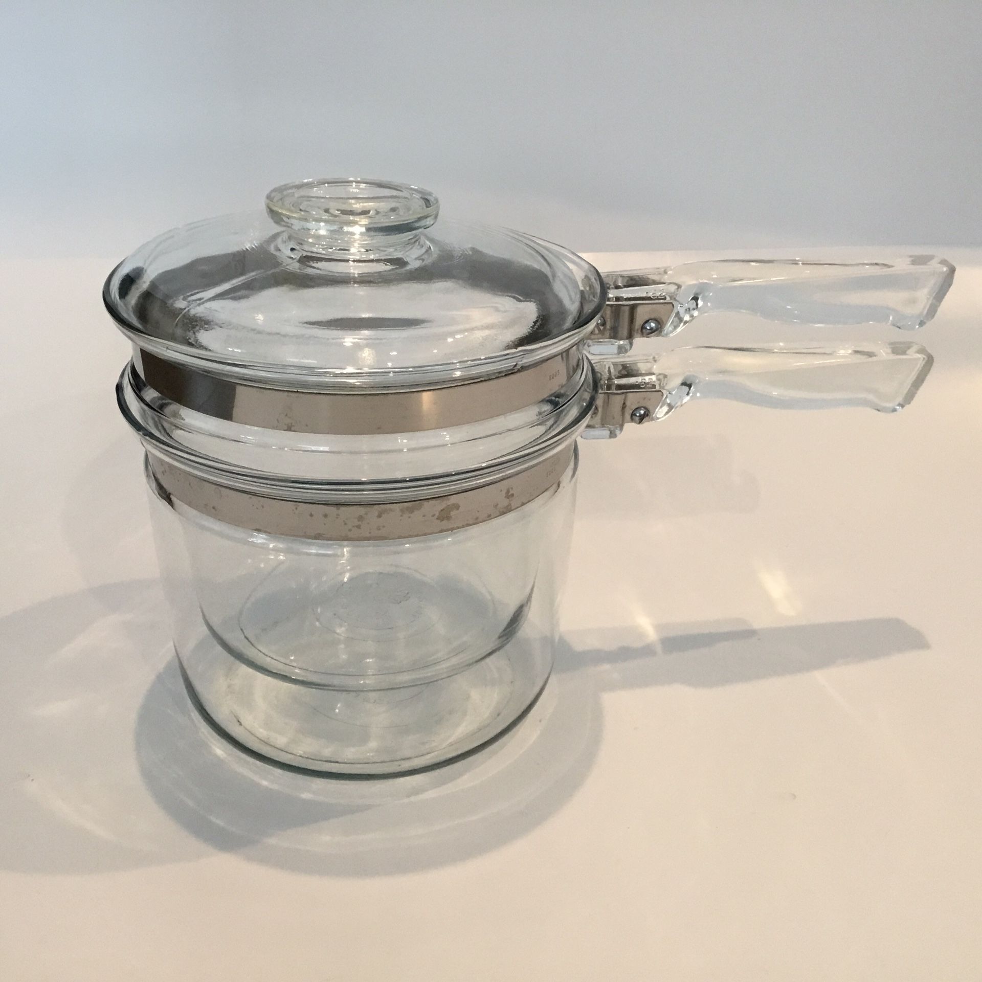 Pyrex Double Boiler Vintage Clear 1.5 q