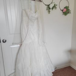 David Bridals Mermaid Wedding Dress
