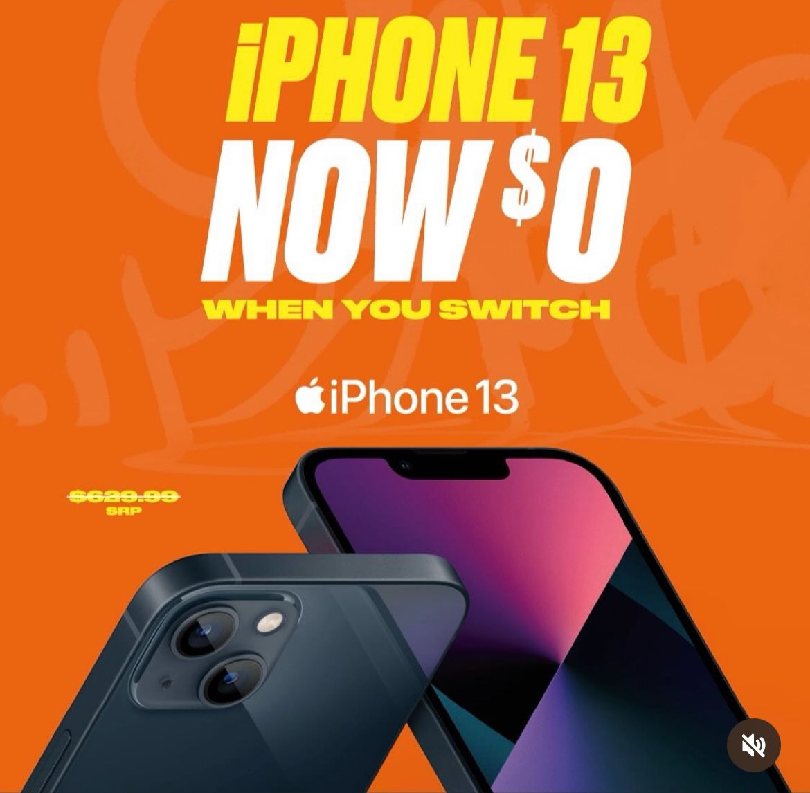 iPhone 13 $0 When You Switch