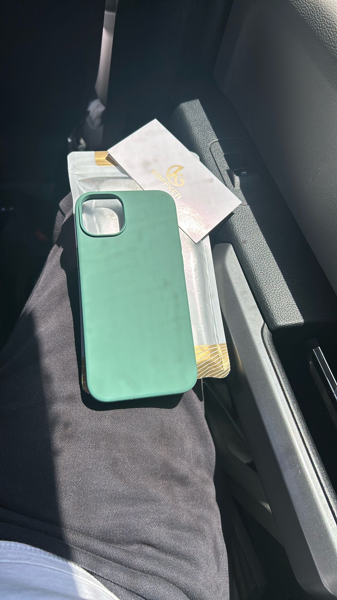 Pine Green iPhone 15 Plus Case.