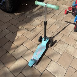 Blue Scooter For 4/5/6 Years Old 