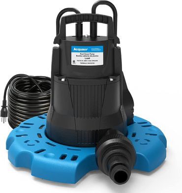 Acquaer PCP025 1/4 HP Automatic Swimming Pool Cover Pump 115 V Submersible Pump 25ft Cord ⭐️NEW⭐️ CYISell