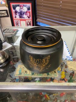 Vintage tobacco jar humidor