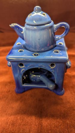 Antique country kitchen stove oven tea light oil warmer diffuser!