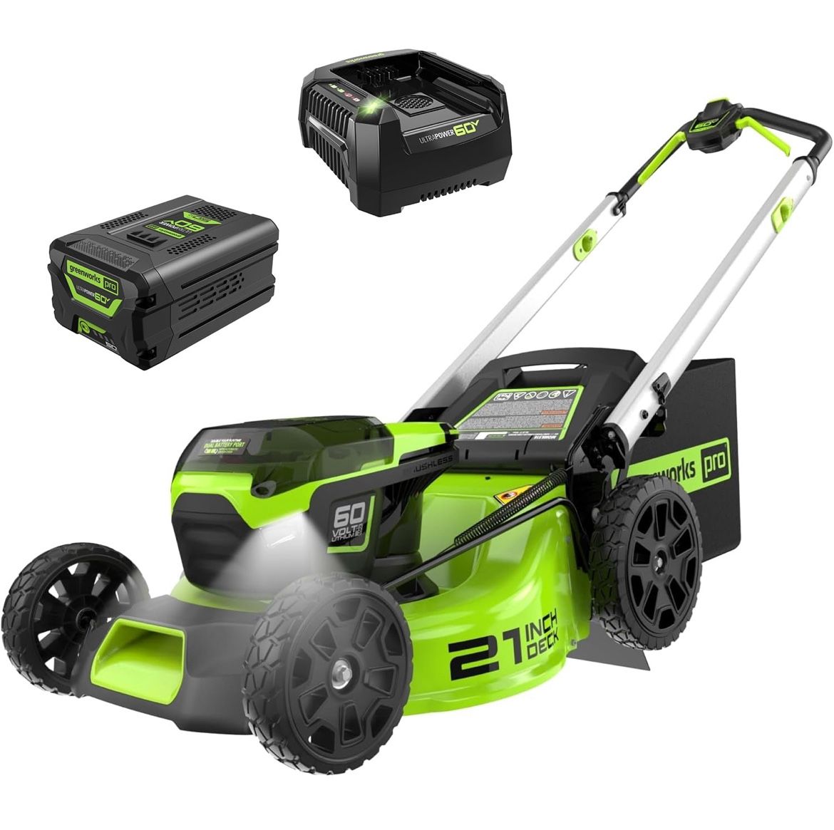 Green works Cordless Lawn Mower