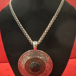 Premier Design Large Medallion Necklace 