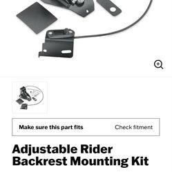 Harley Davison back rest 