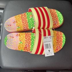 Adidas Dilate Comfort Sandals Women Size 9