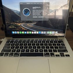2013 Macbook Pro 13 Inch Retina - i5 CPU/8gb Ram