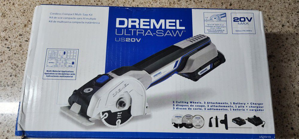 Dremel

20V Max Ultra-Saw Cordless Compact Saw Kit (1 Battery/ Charger

)
