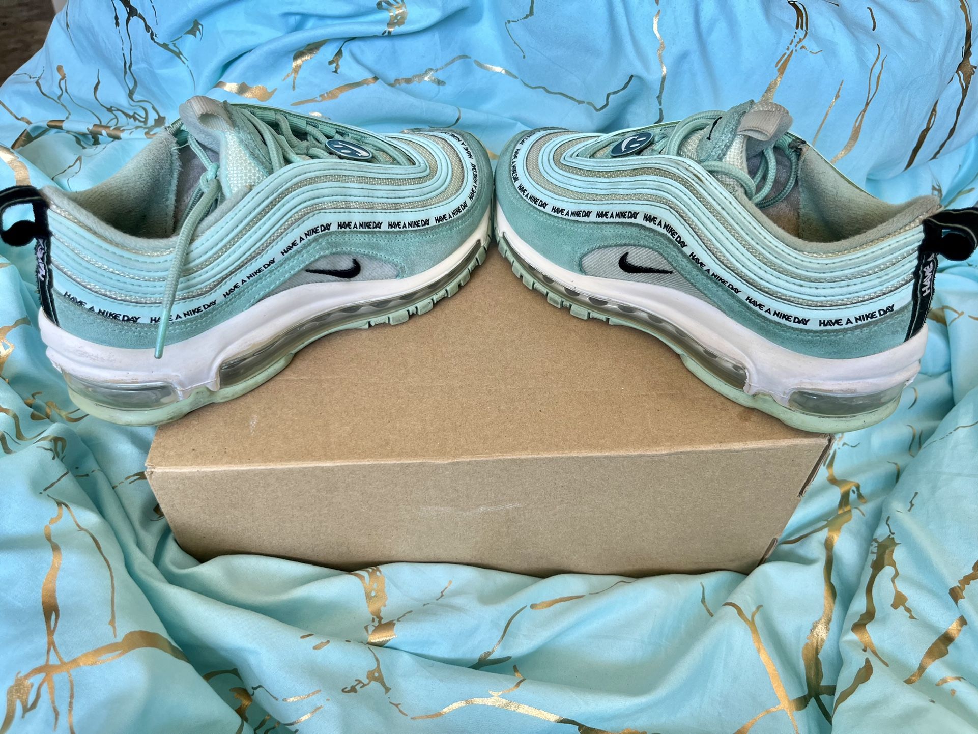 Nike Air Max 97 Se Gs Have A Day Tropical Twist Tint Black Teal
