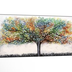 20x40 Colorful Tree Wall Art