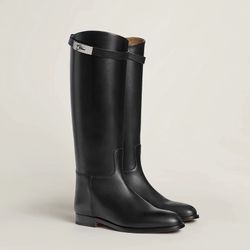 Hermes Jumping Boots in black