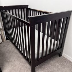 Baby Crib + Mattress 