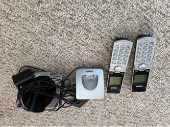 Home phone with charger and plugs