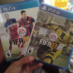 PS4 FIFA 15 And FIFA 17 Both For $30 