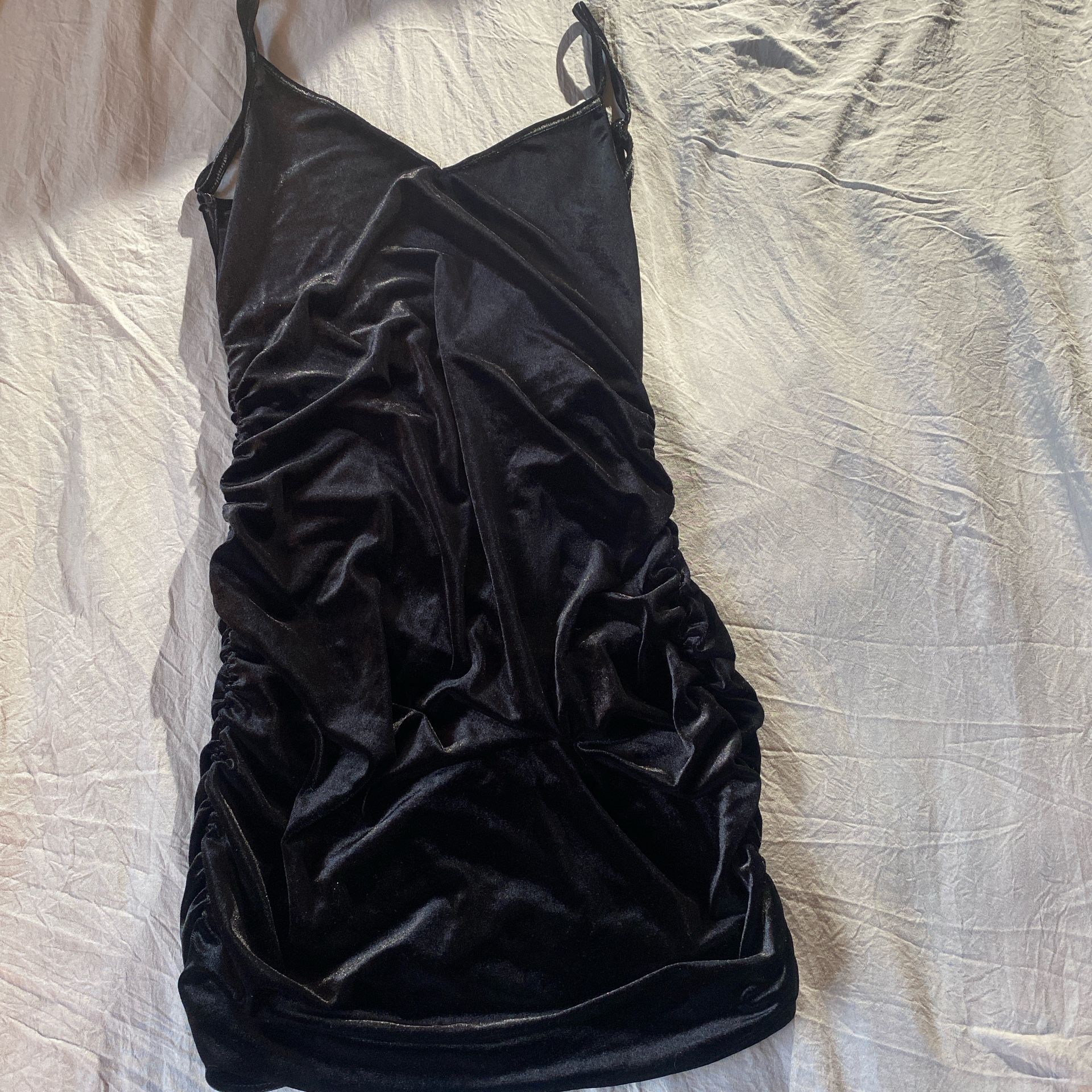 Black Low Cut dress 