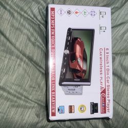 6.9 Inch Car Stereo Touchscreen W Camera 