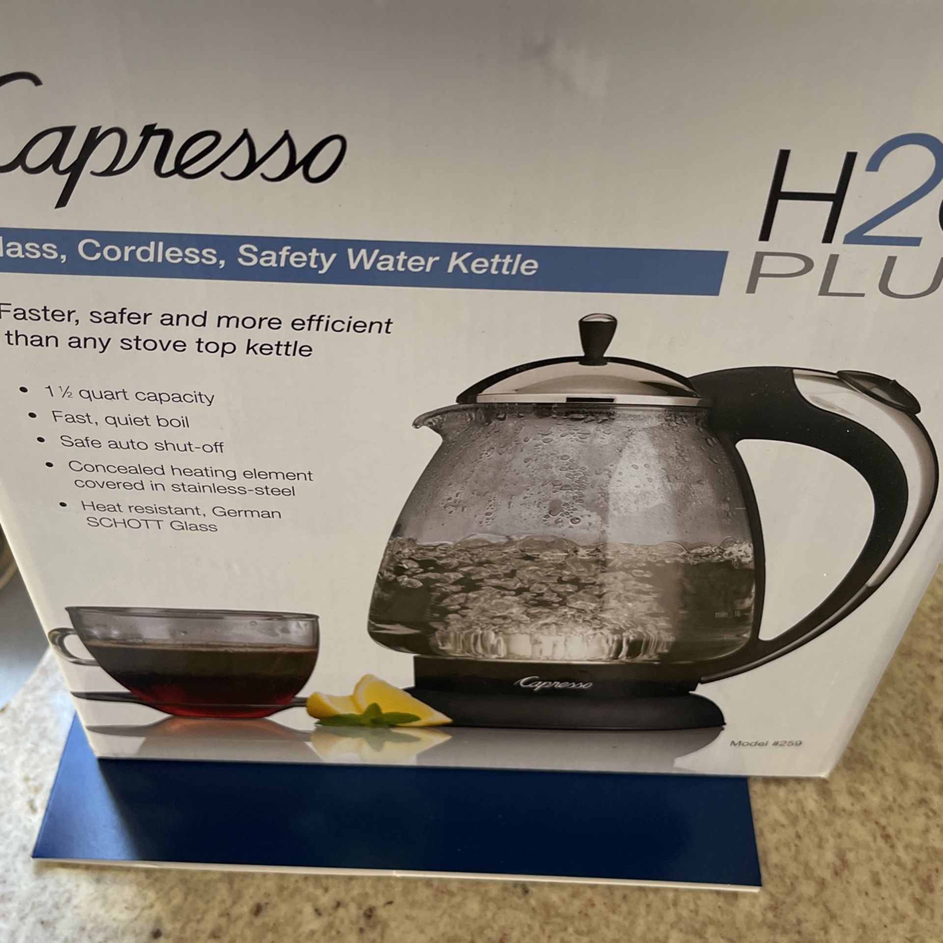Capresso H2O plus Electric Water Kettle