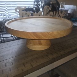 Better Homes & Garden Wood Cake Stand 