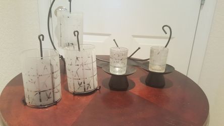 Candle holder set