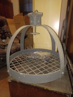 Cast Iron Pot Rack $50
