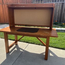 Free Solid Wood Desk