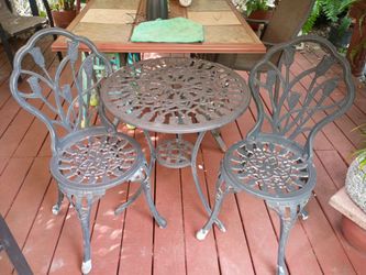 Iron Bristol chairs