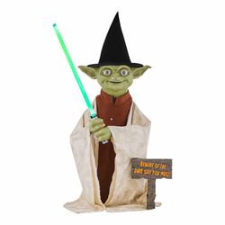 Halloween Home Depot Star Wars Animated Yoda Halloween And Christmas Animatronic