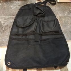 Car seat or baby stroller backseat organizer