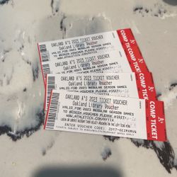 A’s Ticket 4 Of Them 