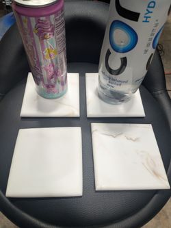 Solid Surface table coasters (set of 4)