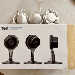 Nest Cam Indoor – 3 Pack (Great Condition!)