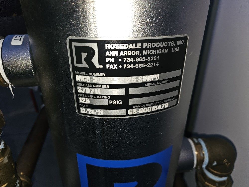 Rosedale Model 8 Basket Strainers and Bag Filters