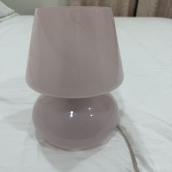 Modern Blush Pink Table Lamp 10” – Excellent Condition