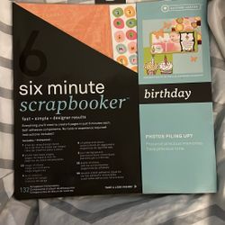 Autumn Leaves BIRTHDAY 6Minute Scrapbooker Scrap Booking 132 Components Crafts