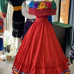 Falda Folklorica Mexicana