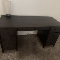 Wooden Desk - Dark Brown