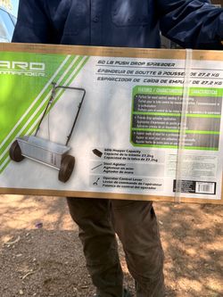 Brand new drop spreader