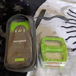 New Bicycle Pouch And Pedals.  Can Keep Your Phone Safe On Rides
