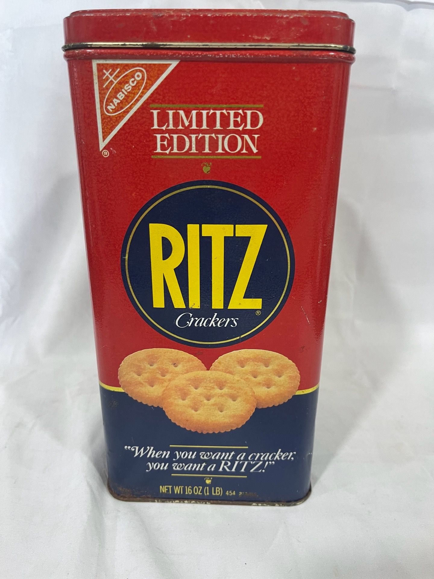 Vintage 1987 limited edition Ritz tin