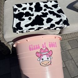 Cow print Throw