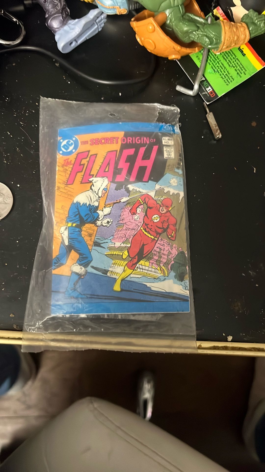 Flash #1 Secret Origins Of Flash Mini Cómic 1980 Leaf Candy