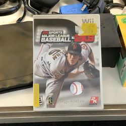 Wii DVD 2 K SPORTS MAJOR LEAGUE BASEBALL 