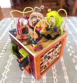 Kids Montessori Activity Cube like new