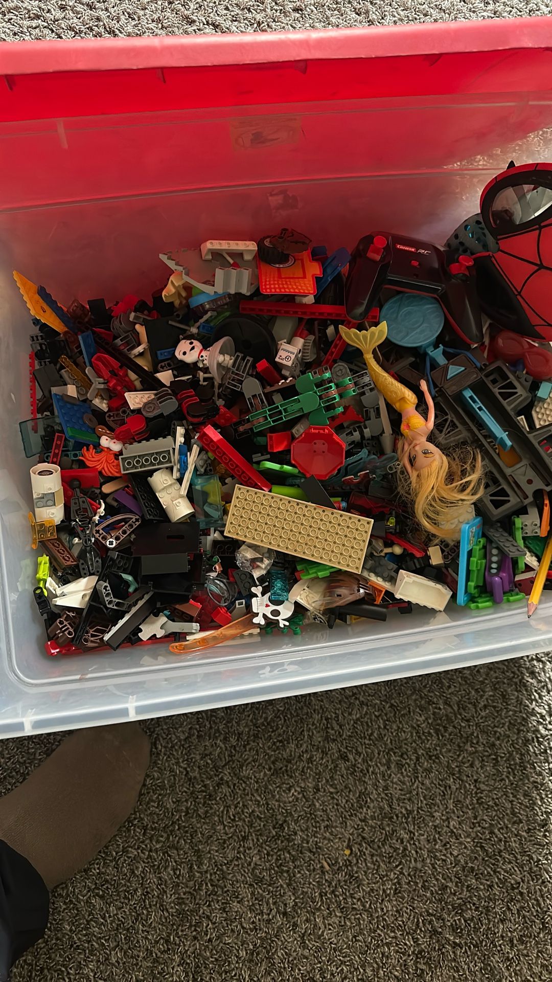 Tub Full Legos
