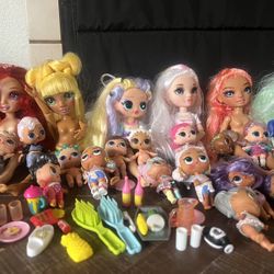A Lots Of Lol L.O.L Dolls Great Condition 