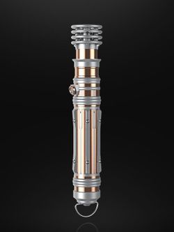 Elite Lightsaber in silver and copper