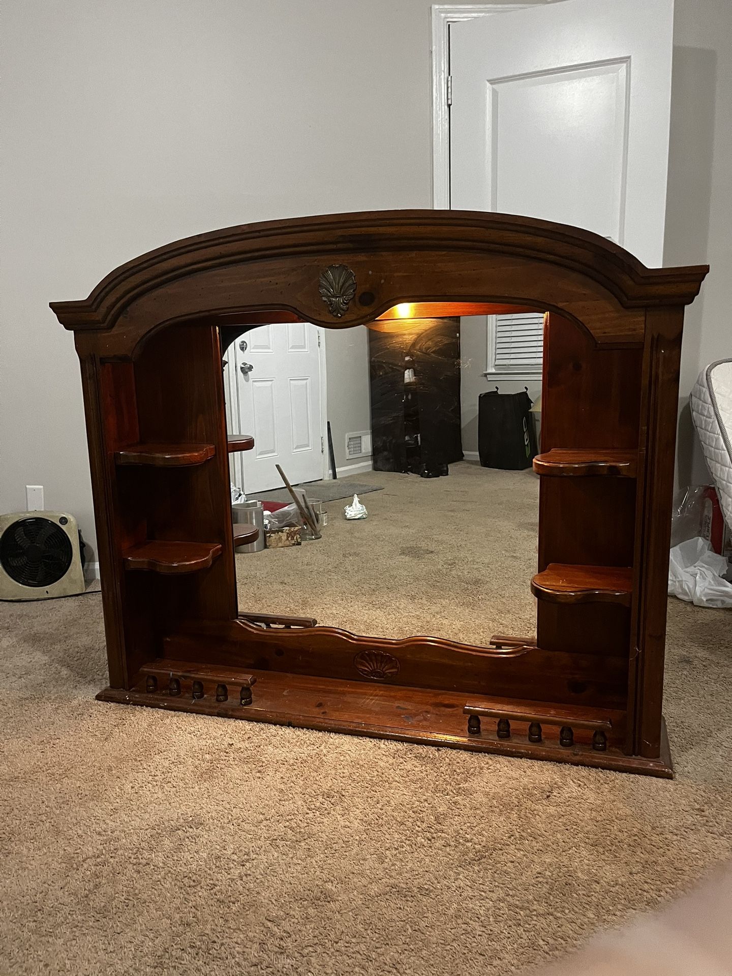 Headboard With Mirror