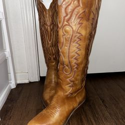 Wet Kiss Tall Brown Boots